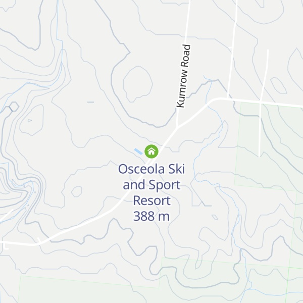Map of Osceola Ski and Sport Resort