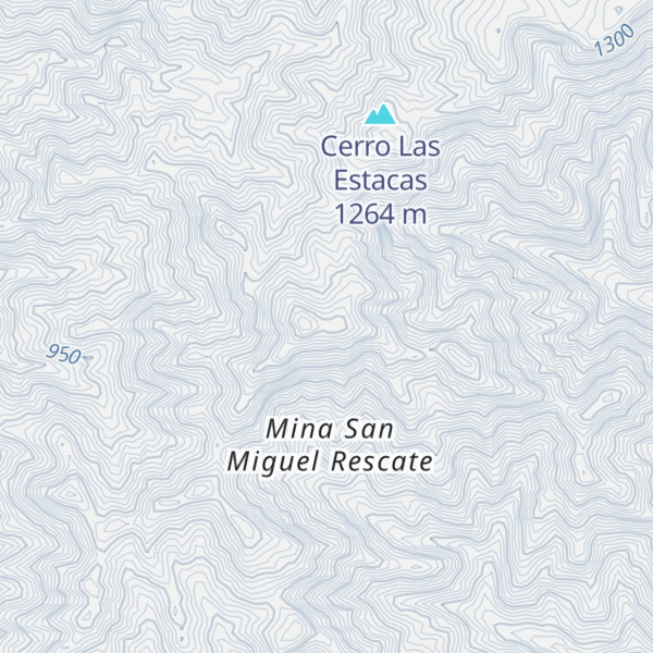 Map of Cerro Primero