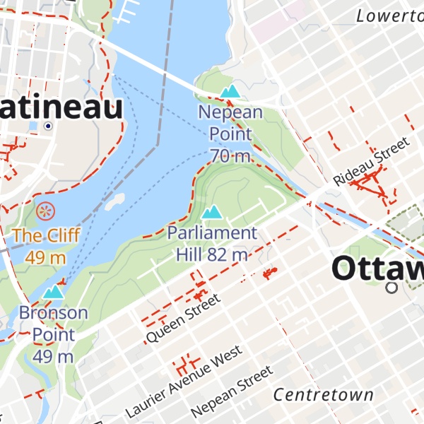 Map of Parliament Hill