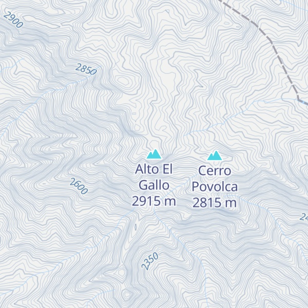 Map of Alto El Gallo