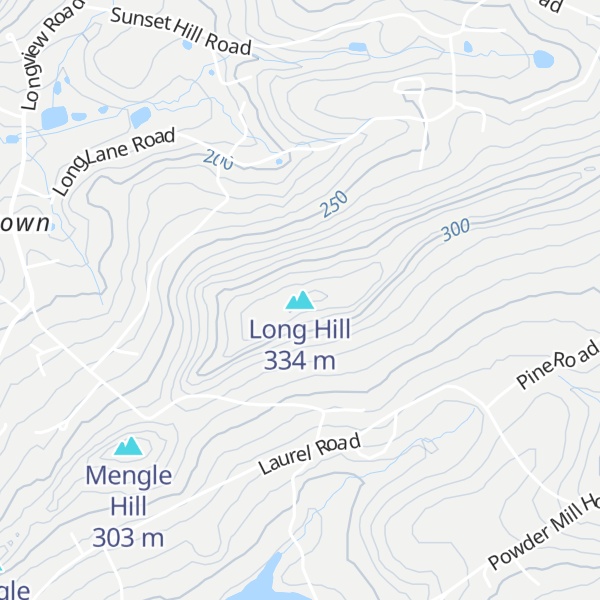 Map of Long Hill