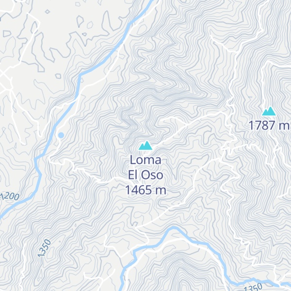 Map of Loma El Oso