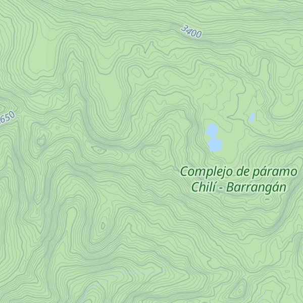 Map of Cuchilla Los Azules