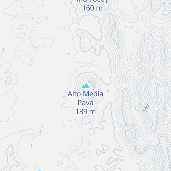 Map of Alto Media Pava