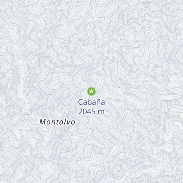 Map of Cabaña