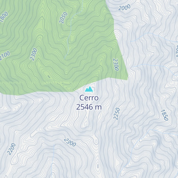 Map of Cerro