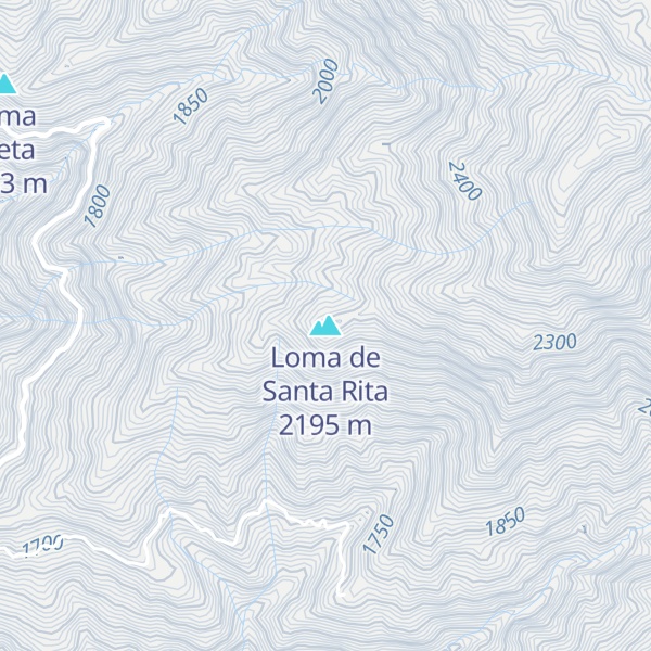 Map of Loma de Santa Rita