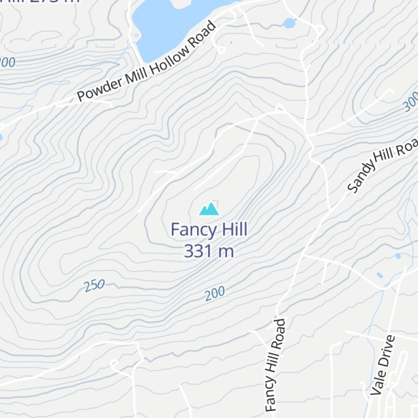 Map of Fancy Hill