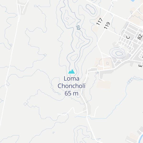 Map of Loma Choncholí