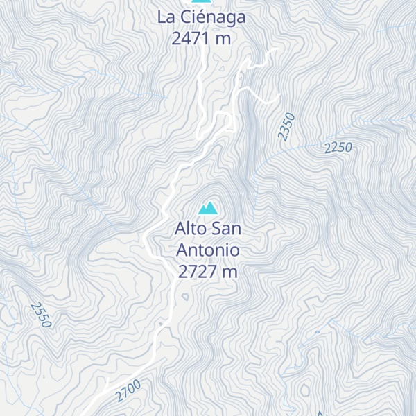 Map of Alto San Antonio