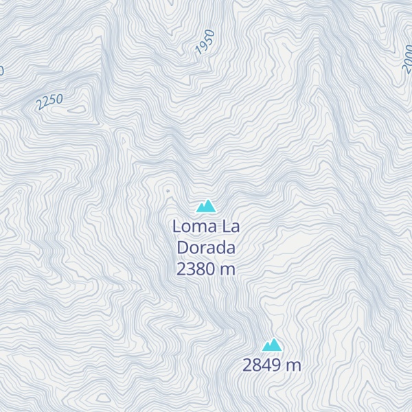 Map of Loma La Dorada