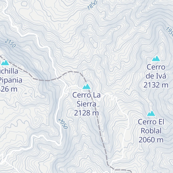 Map of Cerro La Sierra