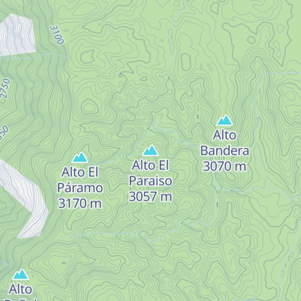 Map of Alto El Paraiso
