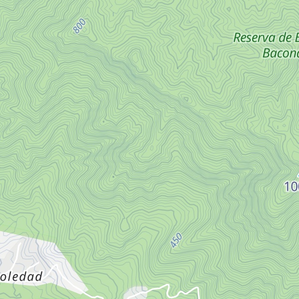 Map of Loma La Redonda