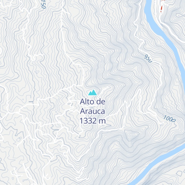 Map of Alto de Arauca