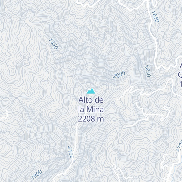 Map of Alto de la Mina