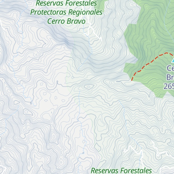 Map of Cerro Osos