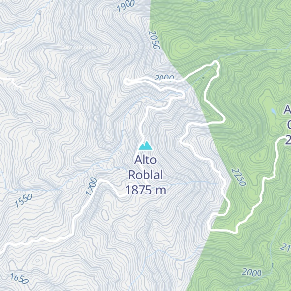 Map of Alto Roblal