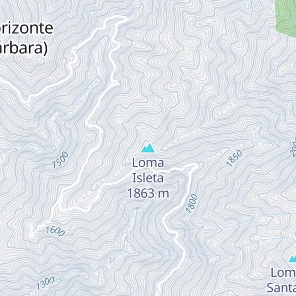 Map of Loma Isleta