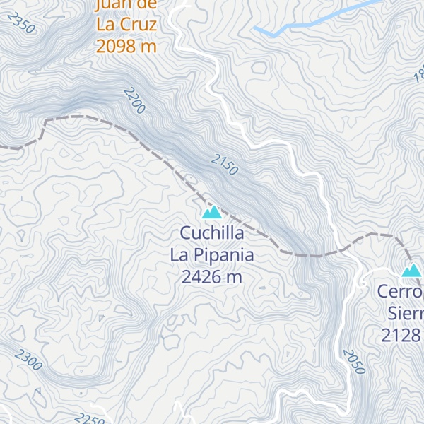Map of Cuchilla La Pipania