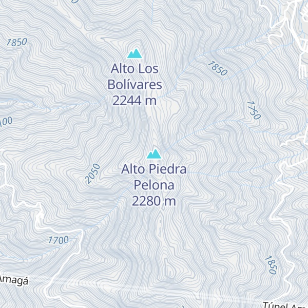 Map of Alto Piedra Pelona