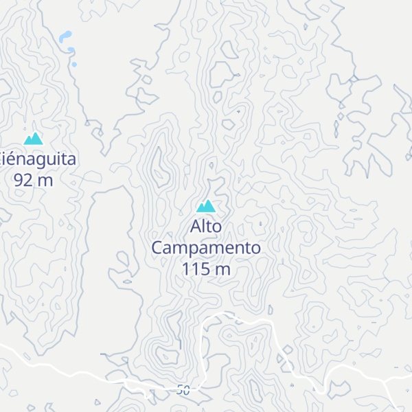 Map of Alto Campamento
