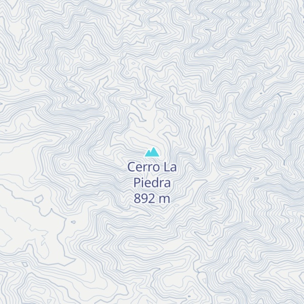 Map of Cerro La Piedra