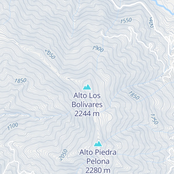 Map of Alto Los Bolívares