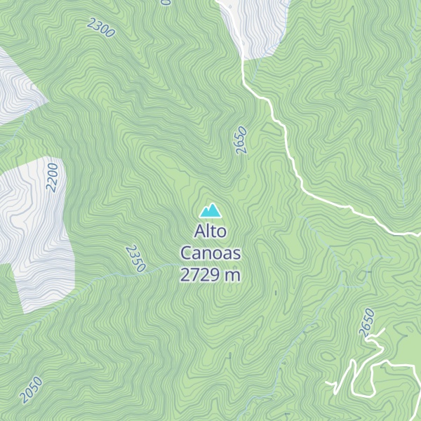 Map of Alto Canoas
