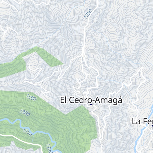 Map of Cerro El Cedro