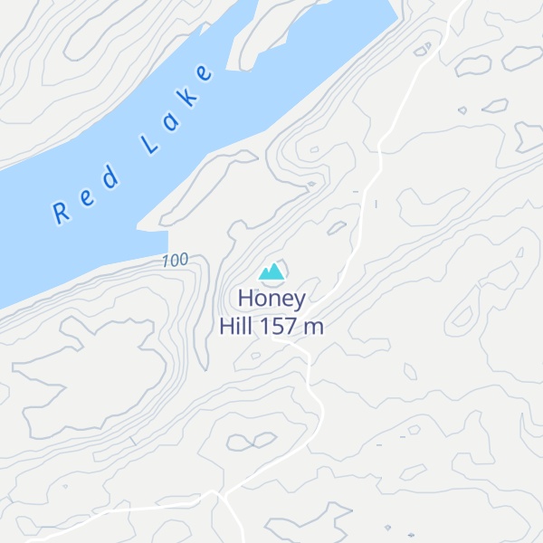 Map of Honey Hill