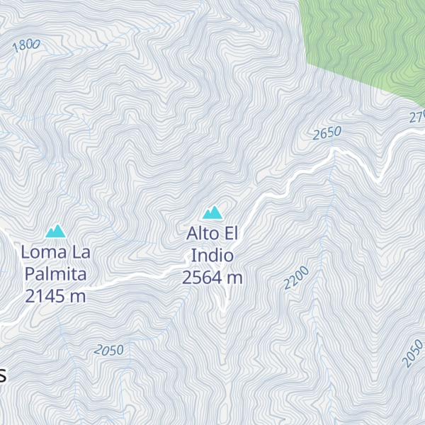 Map of Alto El Indio