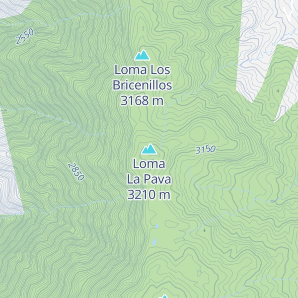 Map of Loma La Pava