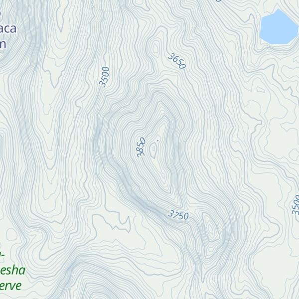 Map of Cerro Huacahuanunan