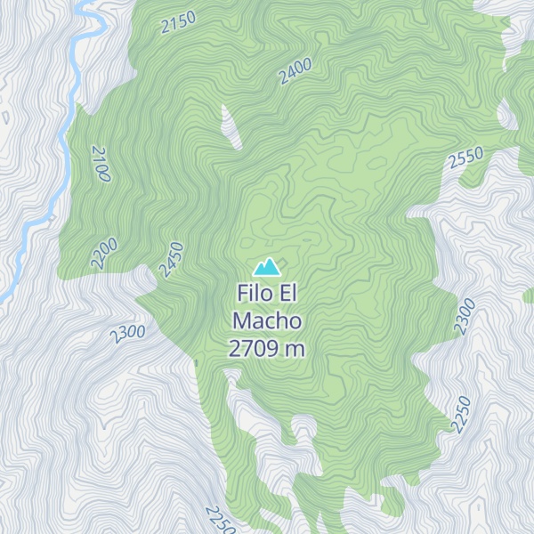 Map of Filo El Macho