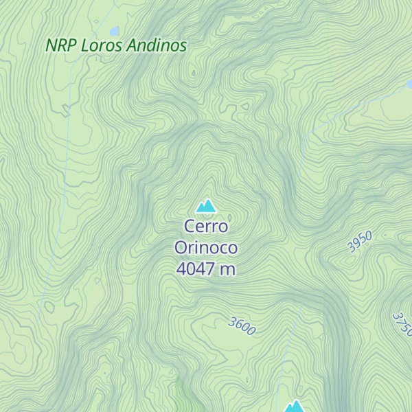 Map of Cerro Orinoco
