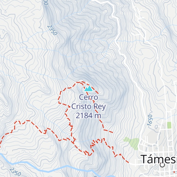 Map of Cerro Cristo Rey
