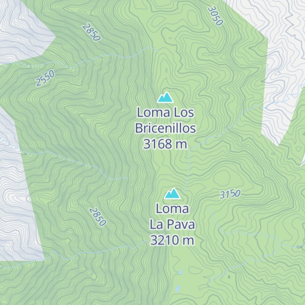 Map of Loma Los Encenillos