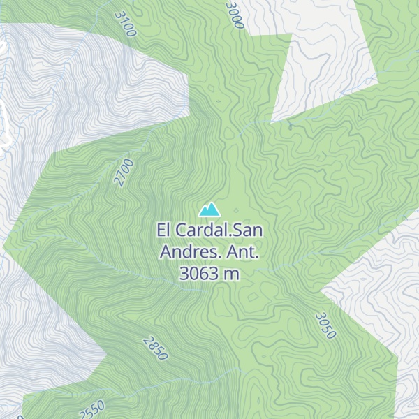Map of El Cardal.San Andres. Ant.