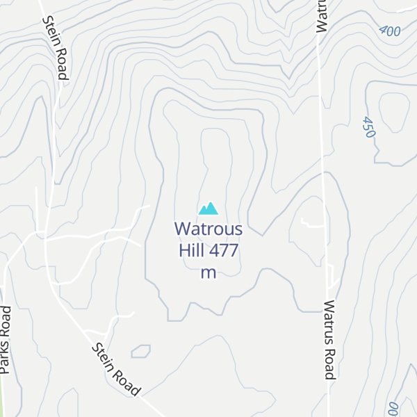 Map of Watrous Hill