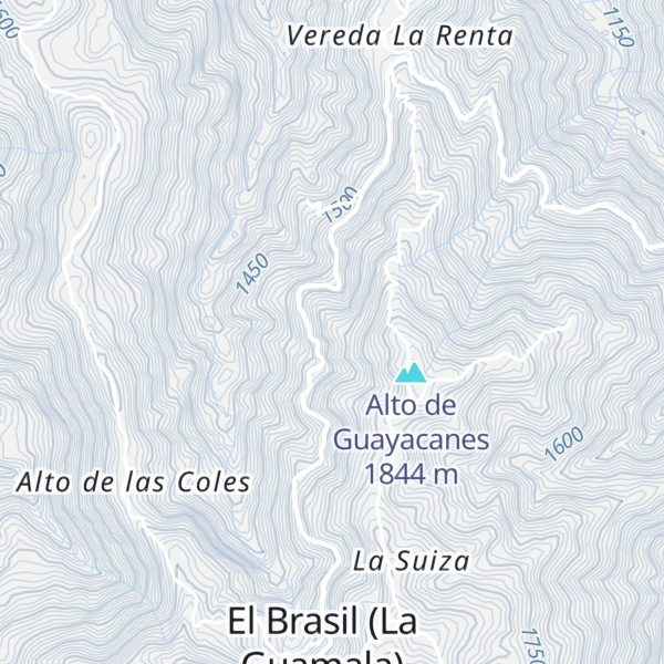 Map of Alto El Brasil