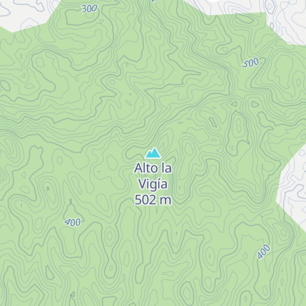 Map of Alto la Vigía