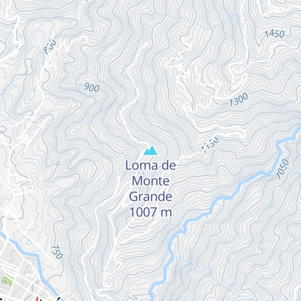 Map of Loma de Monte Grande
