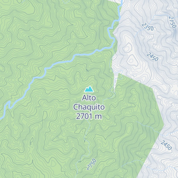 Map of Alto Chaquito