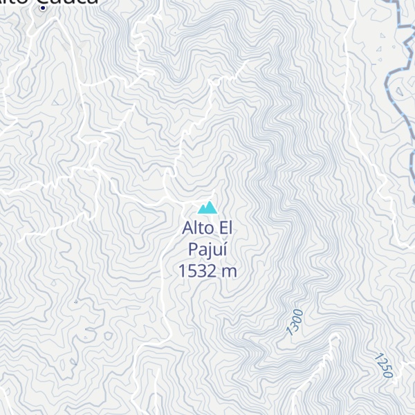 Map of Alto El Pajuí
