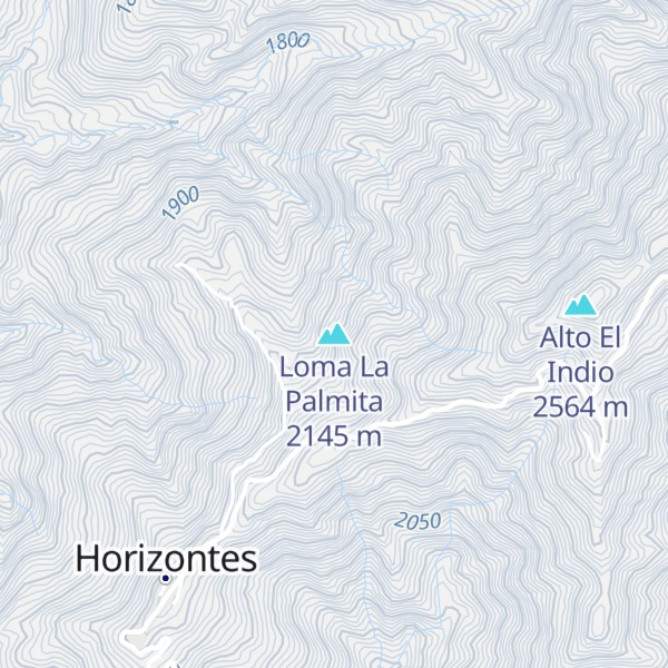 Map of Loma La Palmita