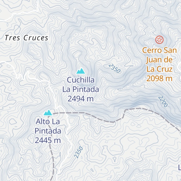 Map of Alto La China