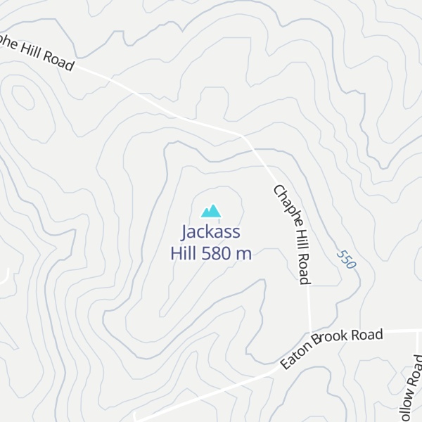 Map of Jackass Hill