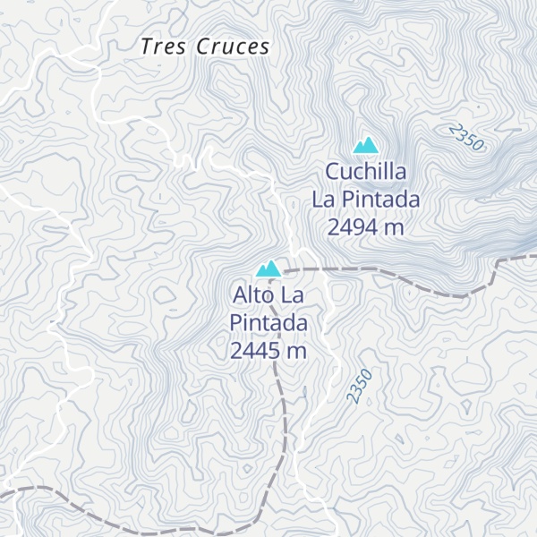 Map of Alto La Pintada