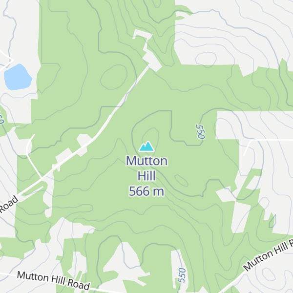 Map of Mutton Hill